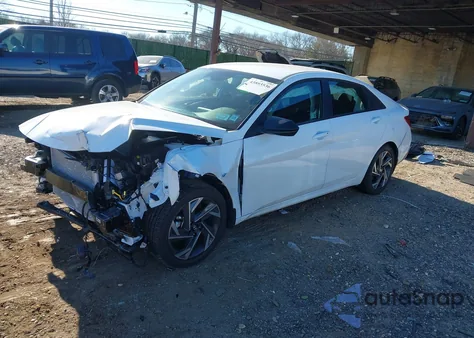 2025 Hyundai Elantra Sel Sport из США, поврежденный, VIN KMHLM4DG0SU076518